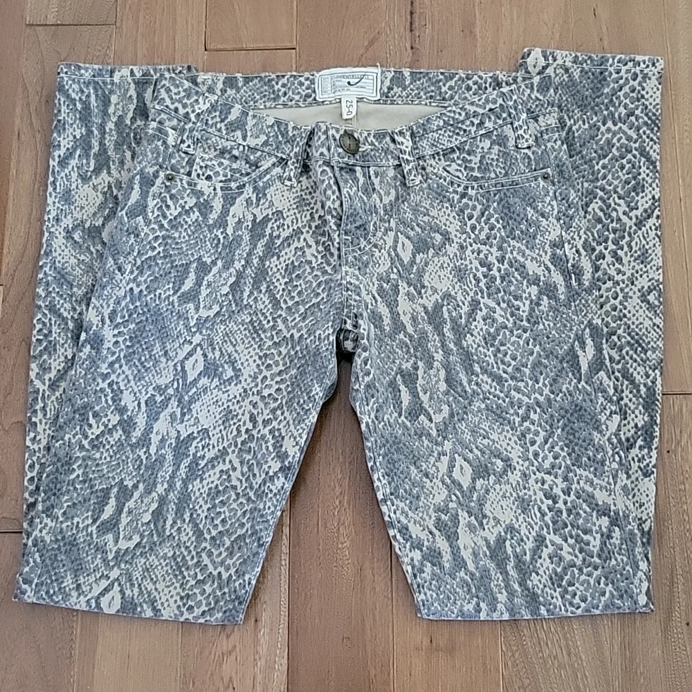 Current/Elliot The Ankle Skinny‎ in canvas snake print 25